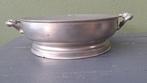 Vintage Tinnen Warmhoudschaal, Antiek en Kunst, Ophalen of Verzenden