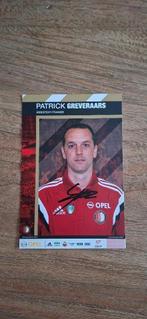 Spelerskaart met handtekening; Patrick Greveraars Feyenoord, Verzenden, Nieuw, Feyenoord, Spelerskaart