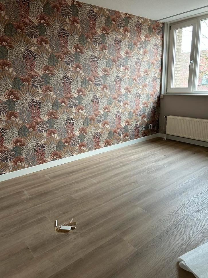 Klik PVC Vloer Warna Oak XL + Ondervloer & Plinten, Huis en Inrichting, Stoffering | Behang, Bruin, 10 tot 25 m², Ophalen