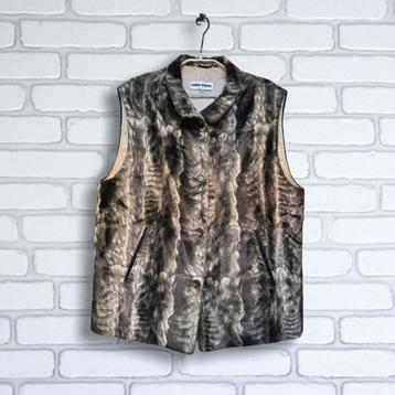 Gerry Weber Bodywarmer Maat 42 Beige Grijs Faux-fur beschikbaar voor biedingen
