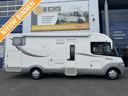 Prachtige nwstaat Rapido 9066 DF Lengtebedden levelsysteem, Caravans en Kamperen, Campers, Bedrijf, tot en met 4, Integraal, Rapido