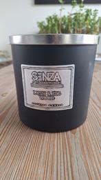Senza Lush & Fig wood geurkaars, Nieuw, Minder dan 25 cm, Overige materialen, Zwart
