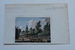 AMSTERDAM UTRECHTSE POORT FREDERIKSPLEIN Kopergravure G48, Antiek en Kunst, Verzenden