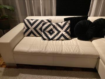 Zitbank chaise lonque sofa links (leer) beschikbaar voor biedingen