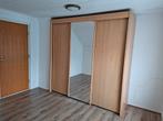 Mooie grote kledingkast met grote spiegel schuifdeuren, Ophalen, Gebruikt, Tweepersoons