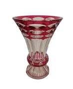 Val Saint Lambert vaas rood, Ophalen of Verzenden