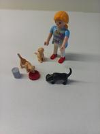 Playmobil vrouw met hondjes, Ophalen of Verzenden, Gebruikt, Complete set