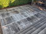 Steenschotten hardhout terras vlonder afscheiding, Ophalen, Gebruikt, 25 tot 50 mm, Overige typen