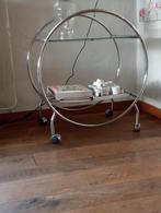 Prachtige art deco bauhaus design trolley, Glas, Ophalen