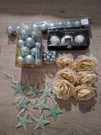 Kerstversiering, kerstballen compleet plastic, mint groen., Diversen, Kerst, Ophalen of Verzenden