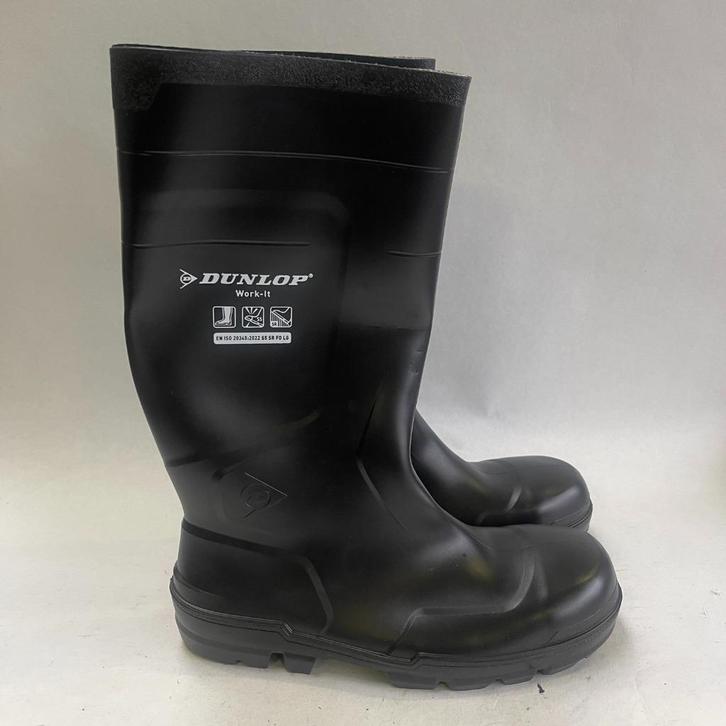 Dunlop Werklaarzen Stalen Neus Work It S5 PVC Maat 43, Tuin en Terras, Werkkleding, Gebruikt, Laarzen, Ophalen of Verzenden