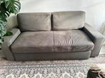 IKEA Slaapbank 2-zits + Poef met Opbergruimte, Huis en Inrichting, Ophalen, 125 cm of meer, Zo goed als nieuw, Stof