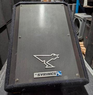 ✅Syrincs mm12m monitoren in flightcase 2 stuks. beschikbaar voor biedingen
