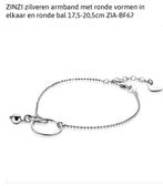 Zinzi armbandje, Sieraden, Tassen en Uiterlijk, Enkelbandjes en Enkelkettinkjes, Ophalen of Verzenden, Zo goed als nieuw, Zilver