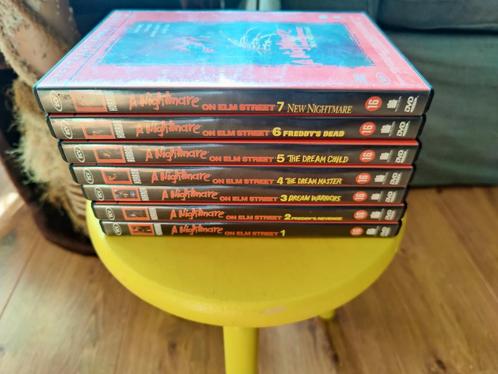 Nightmare on Elm Street films - 7x DVD, Cd's en Dvd's, Dvd's | Horror, Zo goed als nieuw, Slasher, Vanaf 16 jaar, Ophalen of Verzenden