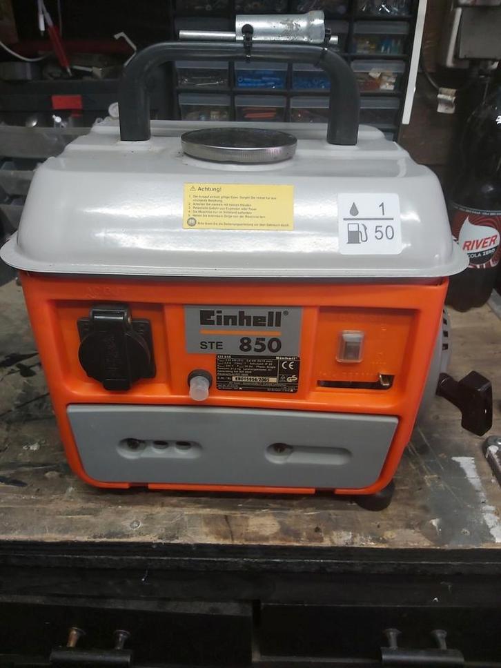 Einhall STE 850 Aggregaat - Benzine Generator, Doe-het-zelf en Verbouw, Overige Doe-het-zelf en Verbouw, Gebruikt, Ophalen of Verzenden