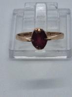 Gouden Ring met Robijn - Maat 15, Sieraden, Tassen en Uiterlijk, Ringen, Ophalen of Verzenden, Met edelsteen, Dame, Goud