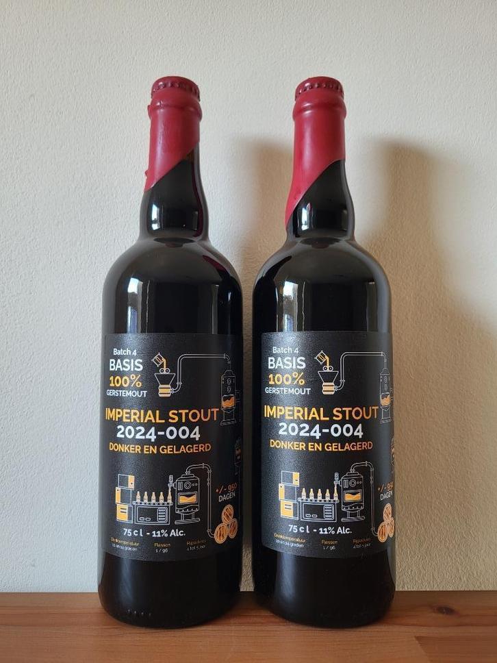 Boogieman VS Eggens Beer - Imperial Stout Vatgelagerd - 1/96, Verzamelen, Biermerken, Flesje(s), Overige merken, Ophalen of Verzenden