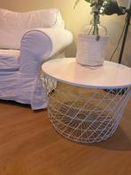 IKEA KVISTBRO opberg mand / tafel 60cm, Huis en Inrichting, Tafels | Bijzettafels, Ophalen, Zo goed als nieuw, Rond, 60 cm of meer