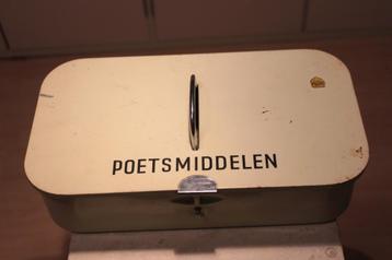 Vintage Brabantia poetsmiddelendoos beschikbaar voor biedingen