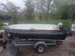 Prachtig sloepje compleet met trailer en mariner 6 pk 4 tact, Watersport en Boten, Ophalen, Zo goed als nieuw