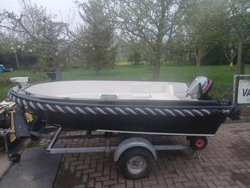 Prachtig sloepje compleet met trailer en mariner 6 pk 4 tact beschikbaar voor biedingen