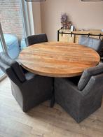 Woonsquare Keukentafel Stoelen - Zo goed als nieuw!, Ophalen, Rond, 50 tot 100 cm, Zo goed als nieuw