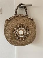 Rieten tas, Sieraden, Tassen en Uiterlijk, Tassen | Damestassen, Ophalen, Zo goed als nieuw, Bruin, Handtas