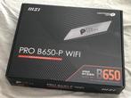 MSI Pro B650-P WIFI, Ophalen of Verzenden, Zo goed als nieuw, ATX, DDR5