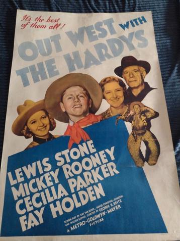Filmaffiche. Out West with the Hardys beschikbaar voor biedingen