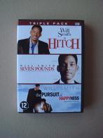 Will Smith DVD Hitch, Seven Pounds, The Persuit of Happyness, Vanaf 6 jaar, Ophalen of Verzenden