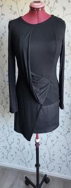BLACKY DRESS Zwart Gevoerd Longsleeve-Jurkje maat 38, Maat 38/40 (M), Zwart, Ophalen of Verzenden, Zo goed als nieuw