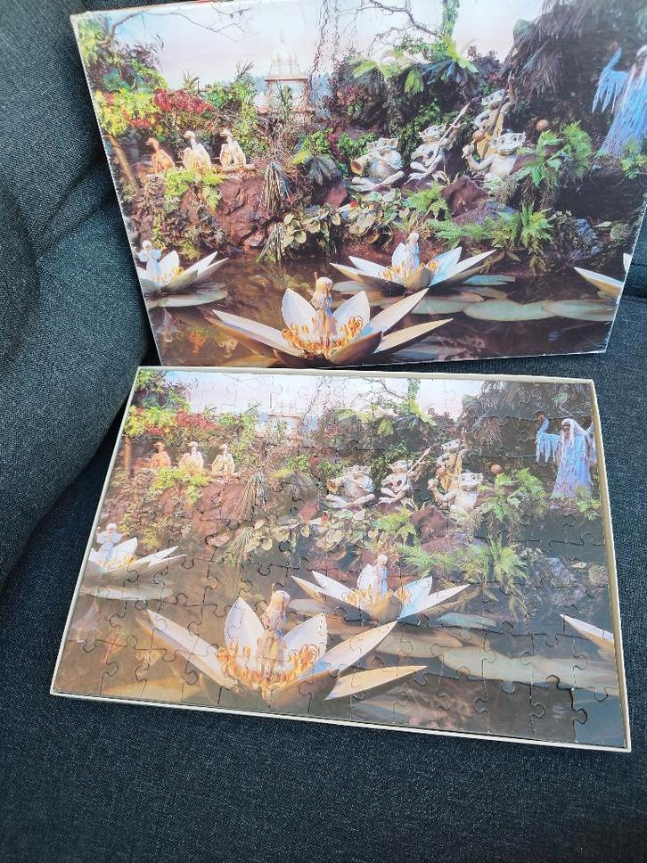 Oude puzzel Elfjes Efteling (Indische Waterlelies) puzzle, Verzamelen, Efteling, Gebruikt, Overige typen, Ophalen of Verzenden