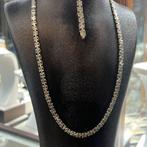 Zilveren ketting platte koningsketting 925 zilver armband