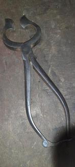 Zweedse antieke 19 eeuwse suikertang oud gereedschap, Ophalen of Verzenden