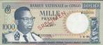 Congo 1000 Francs 01-08-1964 Specimen, Los biljet, Overige landen, Verzenden