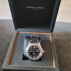 Giorgio Fedon kinetische herenhorloge., Sieraden, Tassen en Uiterlijk, Horloges | Heren, Leer, Staal, Polshorloge, Zo goed als nieuw