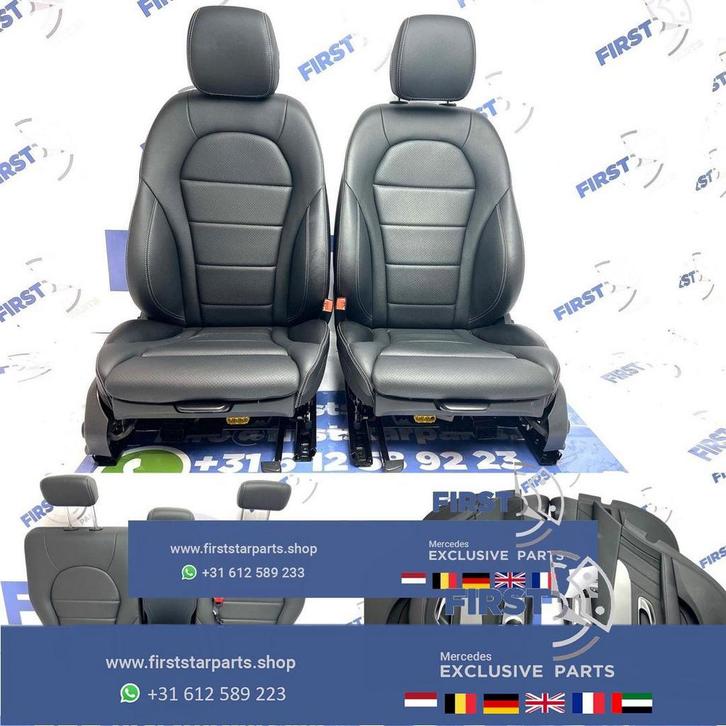 W205 C43 AMG interieur Mercedes C Klasse 2020 stoelen Ledere, Auto-onderdelen, Interieur en Bekleding, Mercedes-Benz, Gebruikt