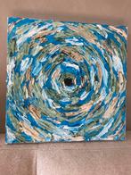 Textured Art | “vortex elements of the world” | canvas 30x30, Ophalen of Verzenden