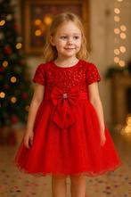 Feestjurk rood maat 158/164, Kinderen en Baby's, Kinderkleding | Maat 158, Ophalen of Verzenden, Nieuw, Meisje, Jurk of Rok