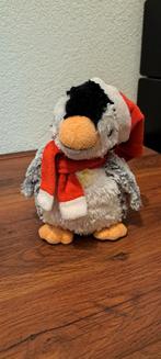 Pinguïn Knuffel met Sjaal & Muts - 25cm., Ophalen of Verzenden, Zo goed als nieuw, Overige typen