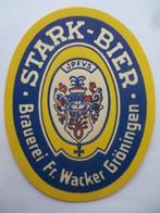 bieretiket Duitsland 21-12, Ophalen of Verzenden, Gebruikt, Overige typen, Overige merken