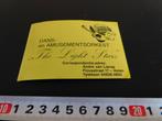 sticker Asten The Light Stars  Dans- en Amusementsorkest, Ophalen, Zo goed als nieuw, Bedrijf of Vereniging