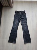 Stradivarius jeans flared spijkerbroek 34 XS zwart grijs, Zwart, Ophalen of Verzenden, Zo goed als nieuw, W27 (confectie 34) of kleiner