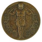 PENNING 1914 J.C. Wienecke : 75 jaar H.IJ.S.M., Verzenden, Brons, Nederland