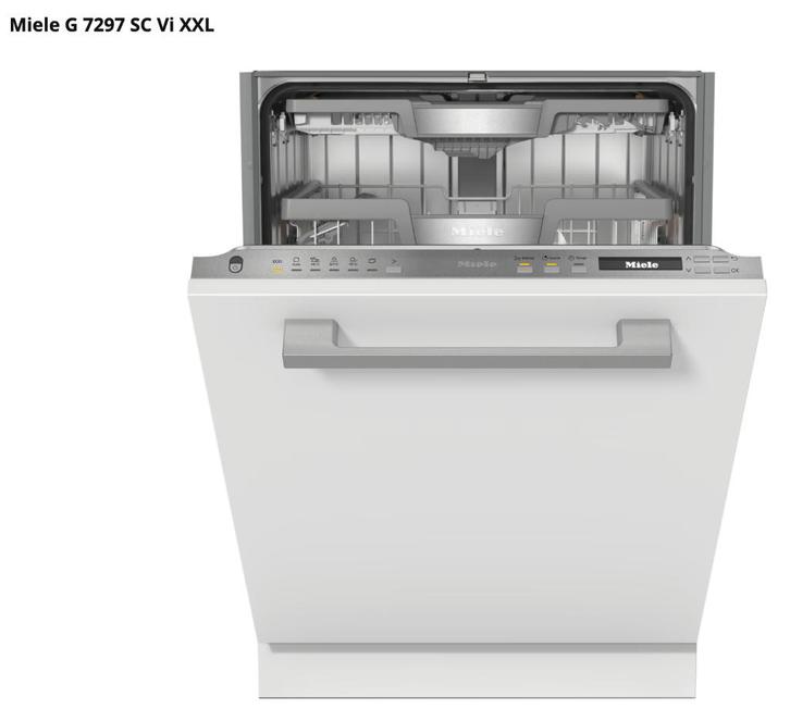 Miele G 7297 SC Vi XXL inc garantie. A klasse. z.g.a.n., Witgoed en Apparatuur, Vaatwasmachines, Zo goed als nieuw, Inbouw, 90 tot 95 cm