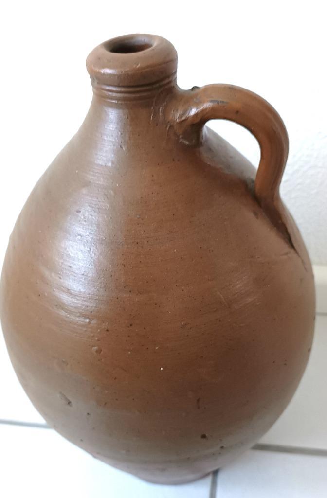 Antieke Hollandse geglazuurde aardewerk kruik 18e/19e eeuw, Antiek en Kunst, Antiek | Keramiek en Aardewerk, Ophalen of Verzenden