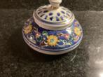 Caltagirone Keramische Pot met Deksel - Onbeschadigd 17cm, Ophalen