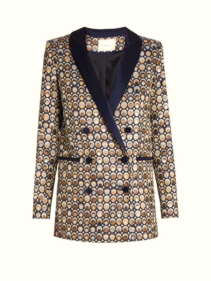Nieuwe Racil blazer in jacquard stof, mt 36, Kleding | Dames, Jasjes, Kostuums en Pakken, Nieuw, Jasje, Maat 36 (S), Overige kleuren