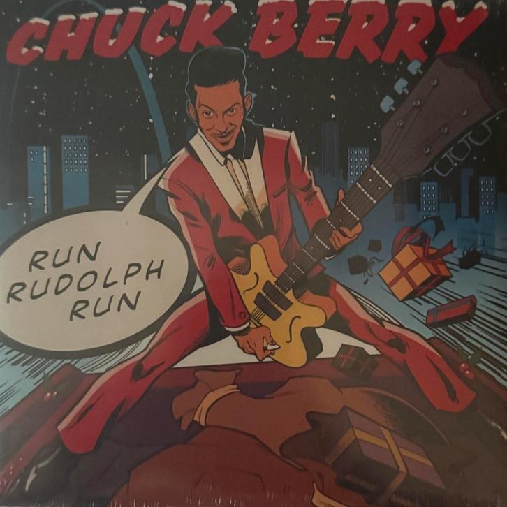 Chuck Berry - Run Rudolph Run Groen Vinyl 7", Cd's en Dvd's, Vinyl | Rock, Nieuw in verpakking, Rock-'n-Roll, Overige formaten